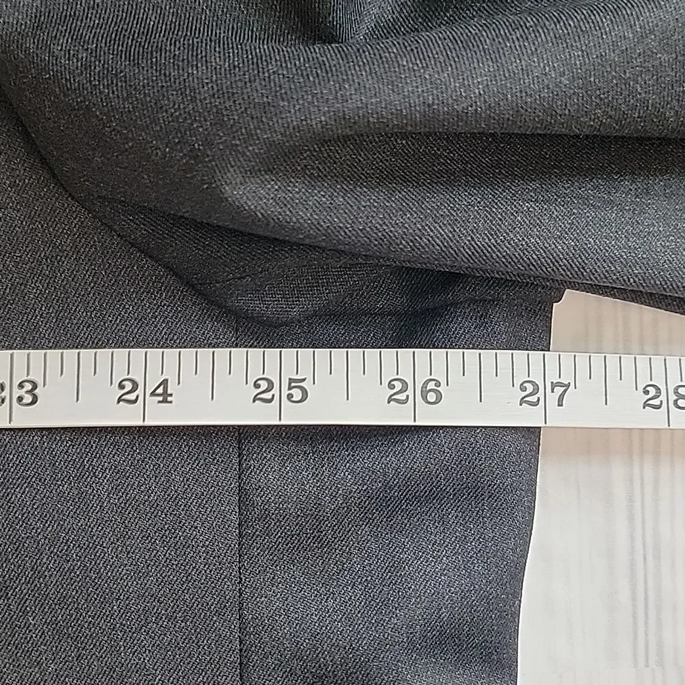 Jack Victor Classic Vintage Men's Suit Blazer- Dark Slate Grey Size 48 XL